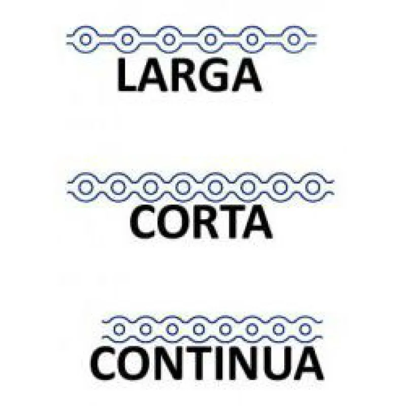 CADENETA ELÁSTICA - Larga transparente 4.5m