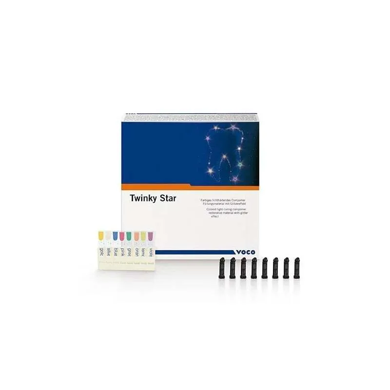 TWINKY STAR FLOW PLATA COMPOMERO FLUIDO 25 CAPSULAS