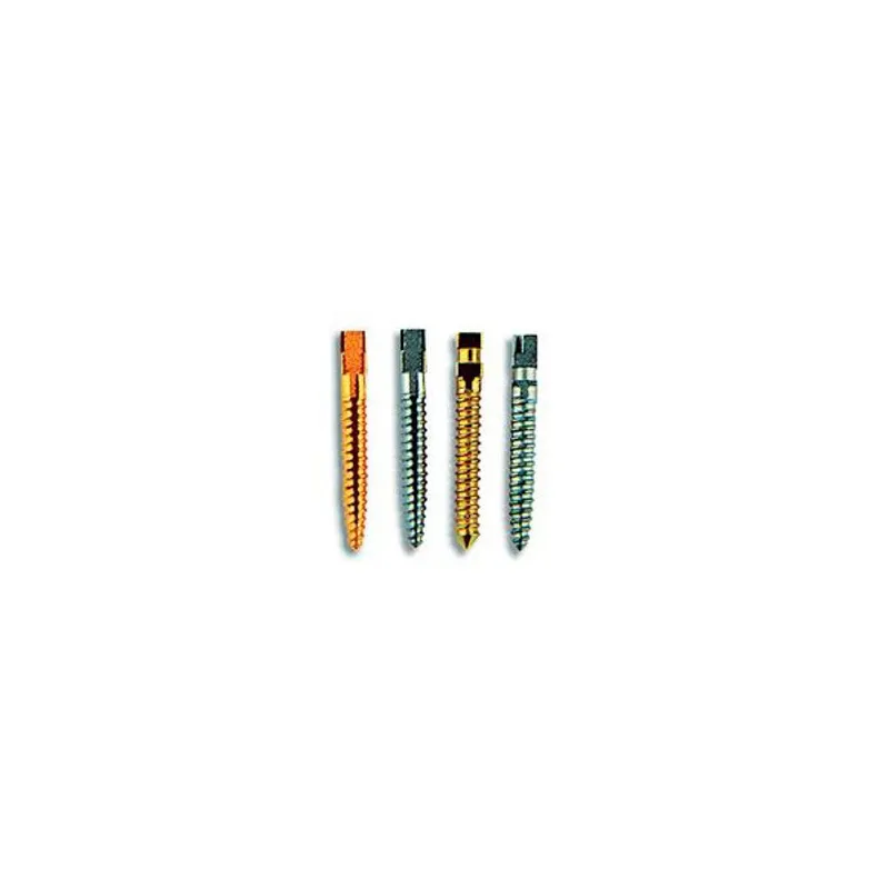 TORNILLOS DENTATUS DORADOS L1 LARGOS 5UDS.