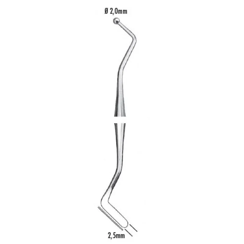 INSTRUMENTO CARL MARTIN 1054/152 BOLA - ESPATULA
