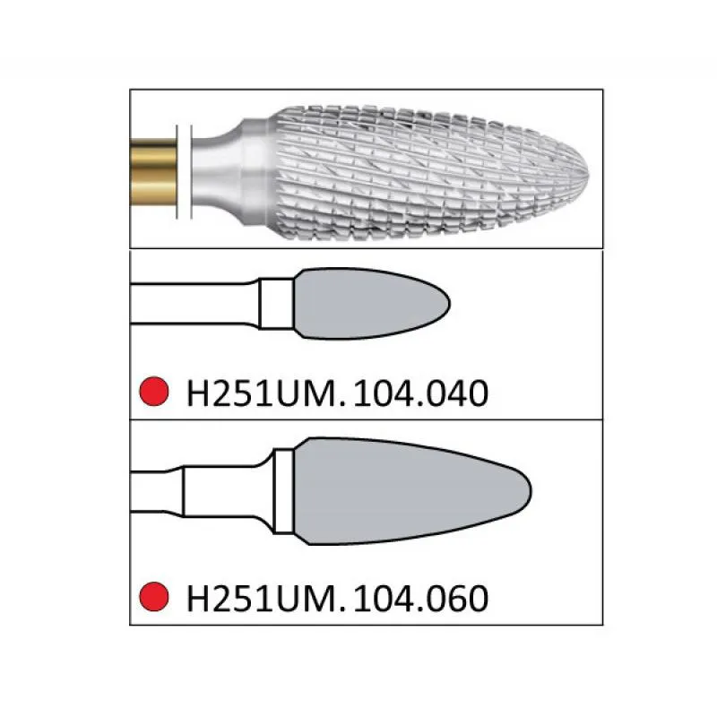 FRESA KOMET PM TUNGSTENO H251UM.104.060 - 1UDS.
