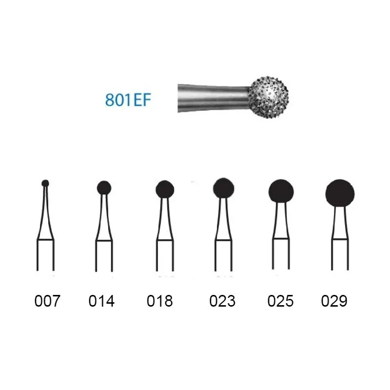 FRESAS DIAMANTE KOMET FG - 801EF.314 GRANO XFINO