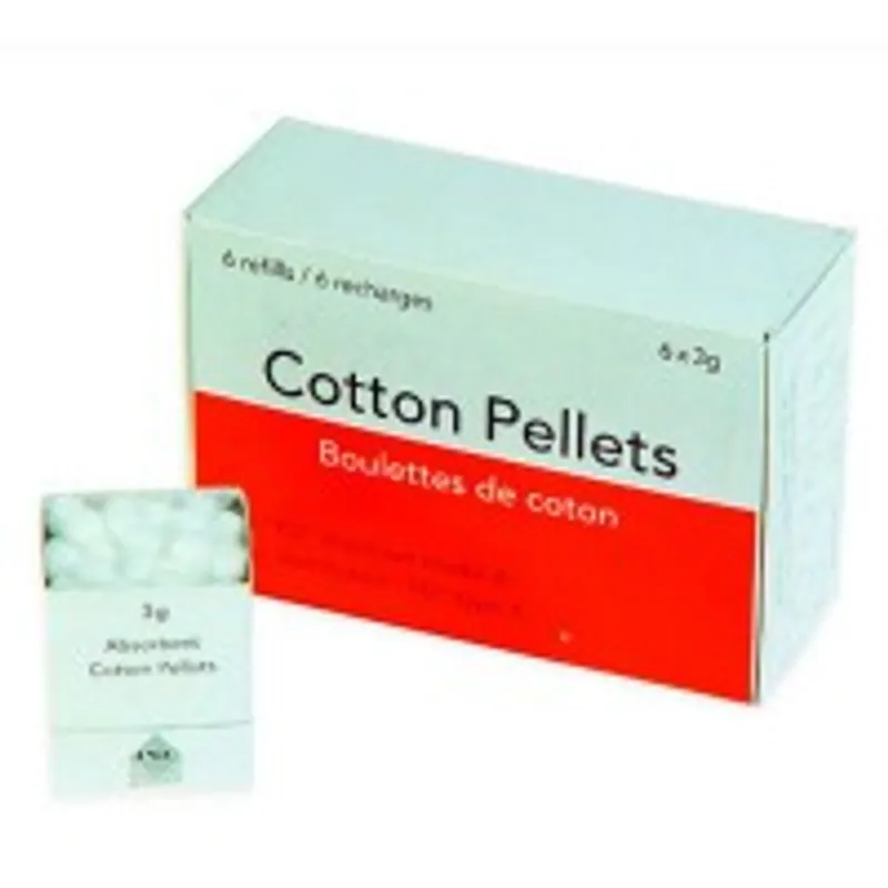 Pellets algodon PD nº4-Ø 3,6 mm.6 cajitas