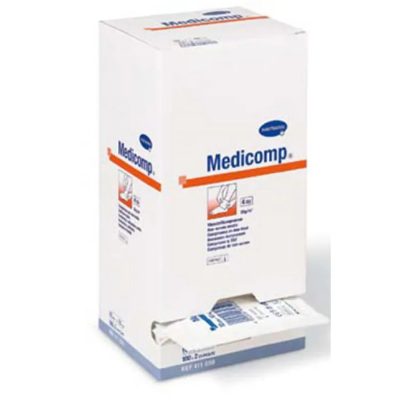 GASAS ESTÉRILES MEDICOM - 10 X 10 CM  - 40 SOBRES DE 5 UDS -200 UDS