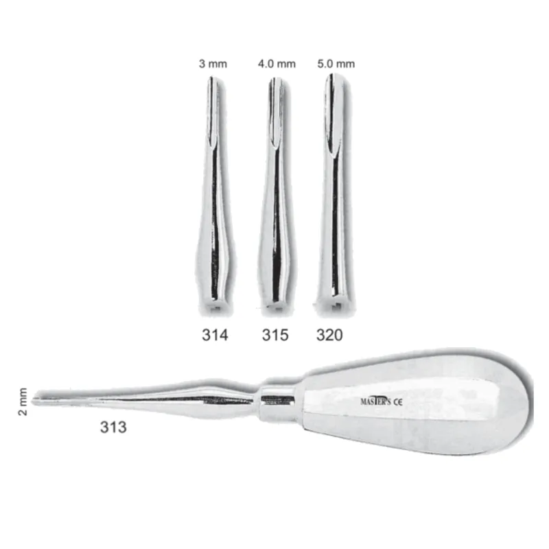 BOTADOR BEIN RECTO PUNTA PLANA REDONDEADA 4 MM