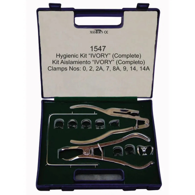 KIT IVORY ASILAMIENTO: PORTA CLAMPS+PERFORADOR+ARCO+8 CLAMP MASTER 1547